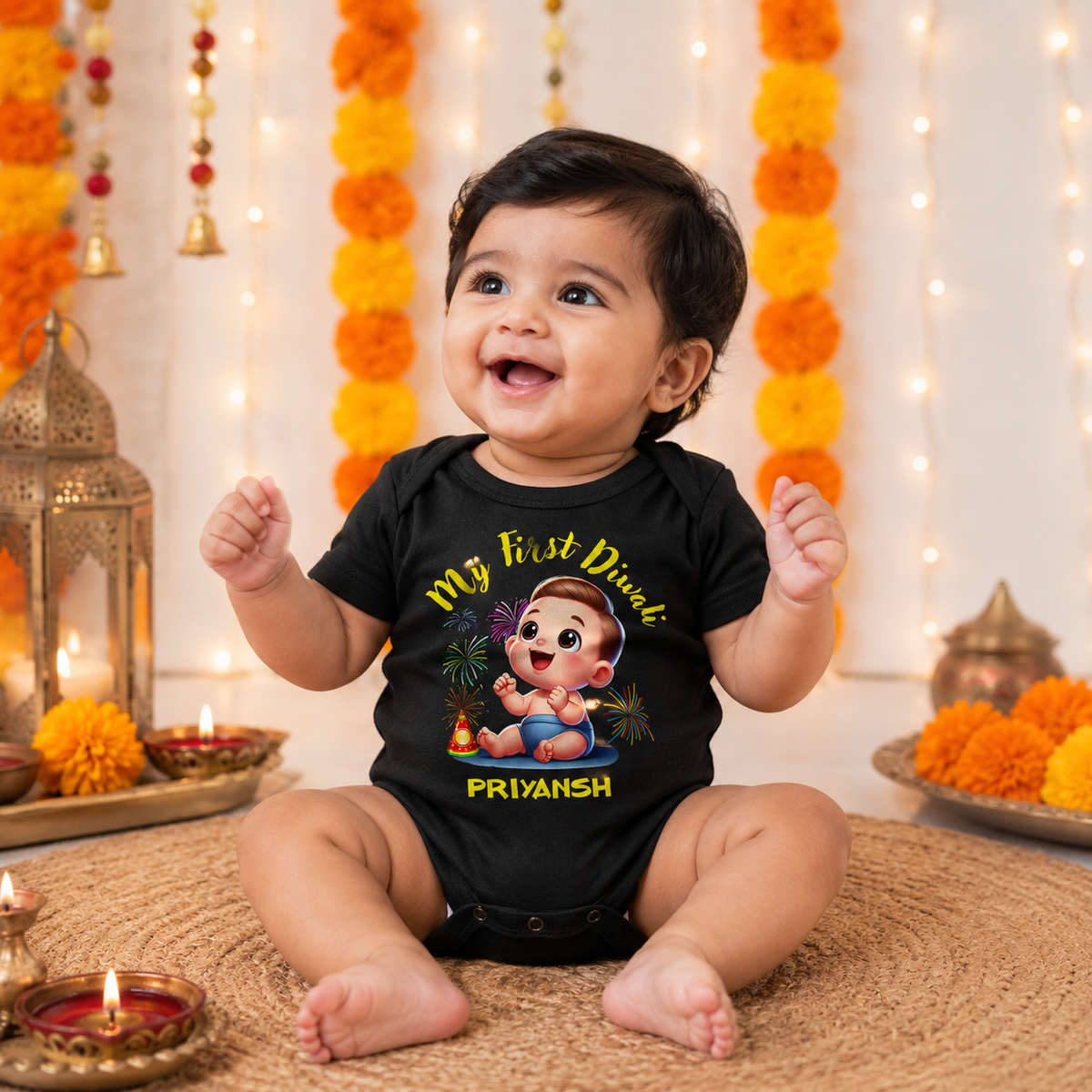 My First Diwali Black