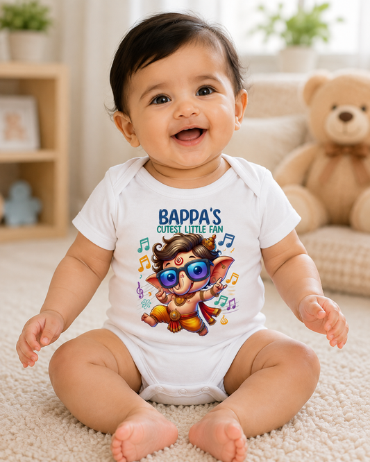 Bappa's Cutest Little Fan White
