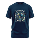 Explore Navy Regular Fit T-shirt