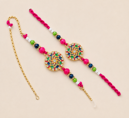 Sibling Twinning Bracelet Rakhi for brother & Sister