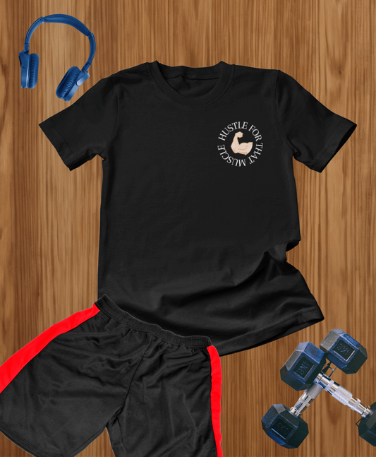 Gym Themed Hustle T-shirt