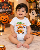 My First Halloween – Pumpkin Baby Romper