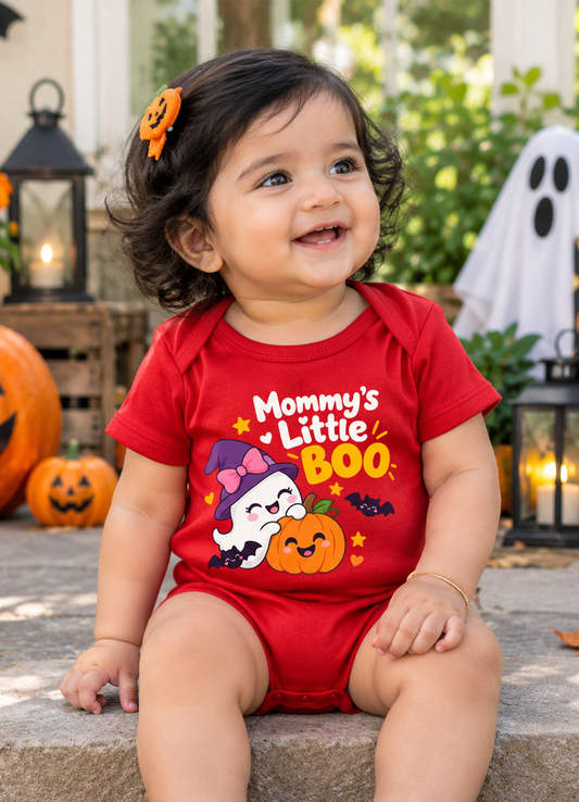 Mommy’s Little Boo – Halloween Baby Romper 👻🧡
