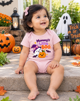 Mommy’s Little Boo – Pink Halloween Baby Romper 👻🩷