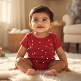 New Born & Baby Clothing | Baby’s Valentine Outfit Red Dress | Soft Cotton