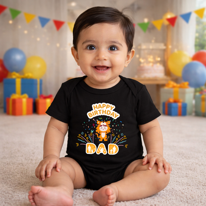 New Born & Baby Clothing | Happy birthday Dad!! | Soft Cotton