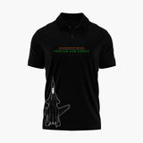 Black Polo Indian Air force T-Shirt