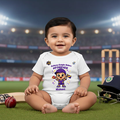 New Born & Baby Clothing | Kolkata Knight Riders #Forever With Customized Baby Name | Soft Cotton