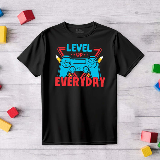 Level Up Everyday Printed T-shirt