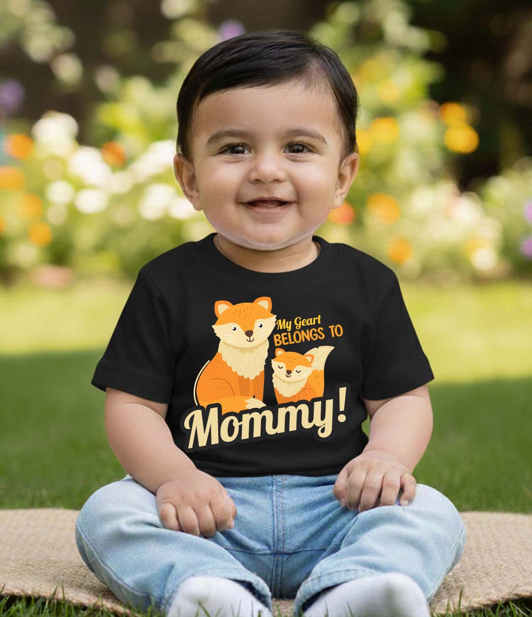 New Born & Baby Clothing | Baby’s First Valentine  Mommy T-shirt | Soft Cotton