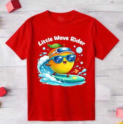 Little Wave Rider Printed Kid's T-Shirt