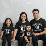 Family Team Total Family Twinning Black T-shirt