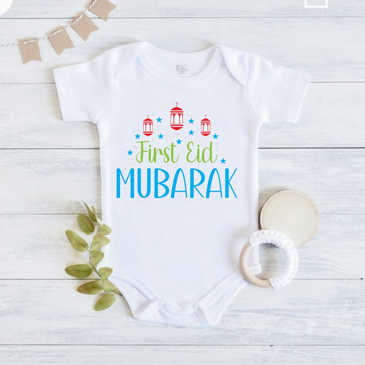 Eid Onesie for Newborn – Soft & Comfortable Eid Outfit