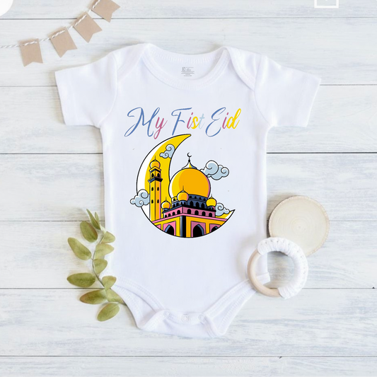 Eid Mubarak Baby Outfit – Onesies & T-Shirts