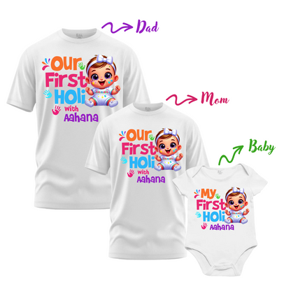 family holi t-shirts
