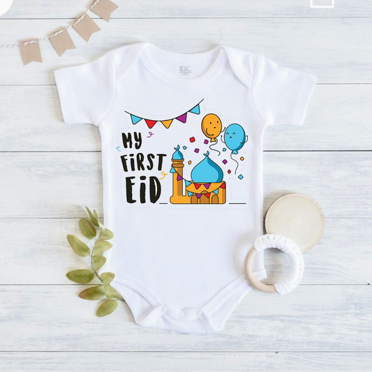 Eid Onesie for Newborn – Soft & Comfortable Eid