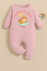 New Born & Baby Clothing |  Born Under Ram's Blessings With Customized Baby Girl Name | Soft Cotton
