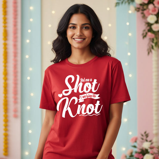 But Me A Shot I Am Trying To Knot  _  T-Shirt