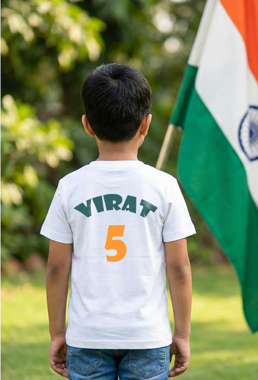 New Born & Baby Clothing | Independence Day INDIA Rocket Design With Customized Name | Soft Cotton T-shirt