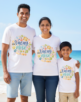 Vacay Mode _ Total Family Twinning White T-shirt