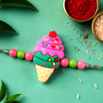 Ice Cream Cone Bracelet Rakhi