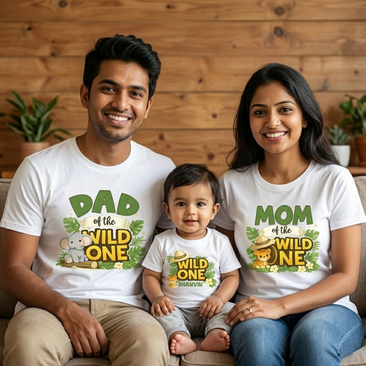 First Birthday | The Wild One White Whole Family Twinning | Family Twinning Collection