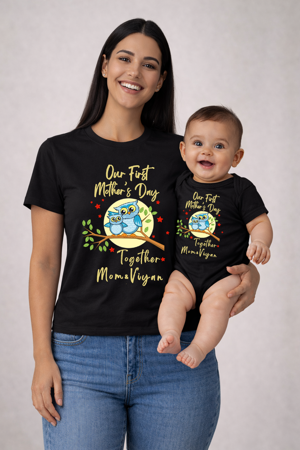 First Mother's day with baby _custom name _New