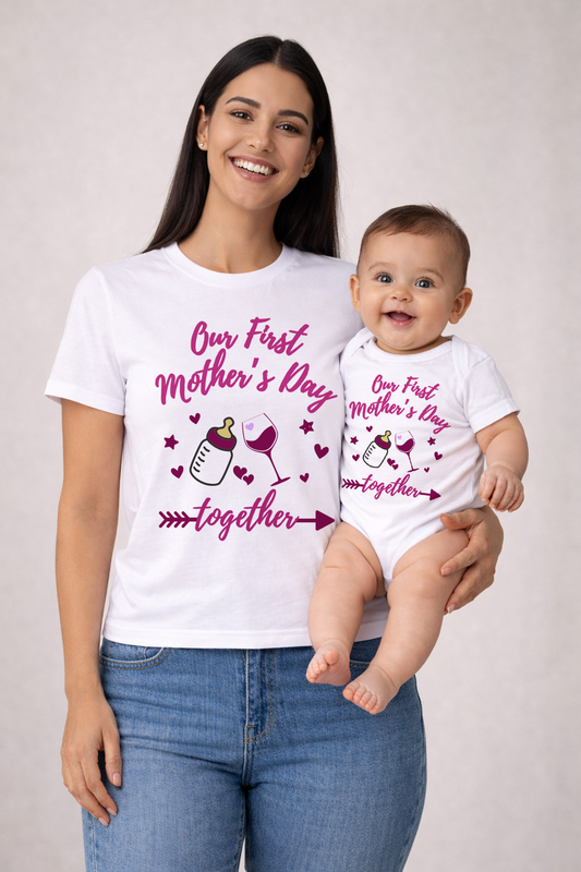 First Mother's day with baby combo_white