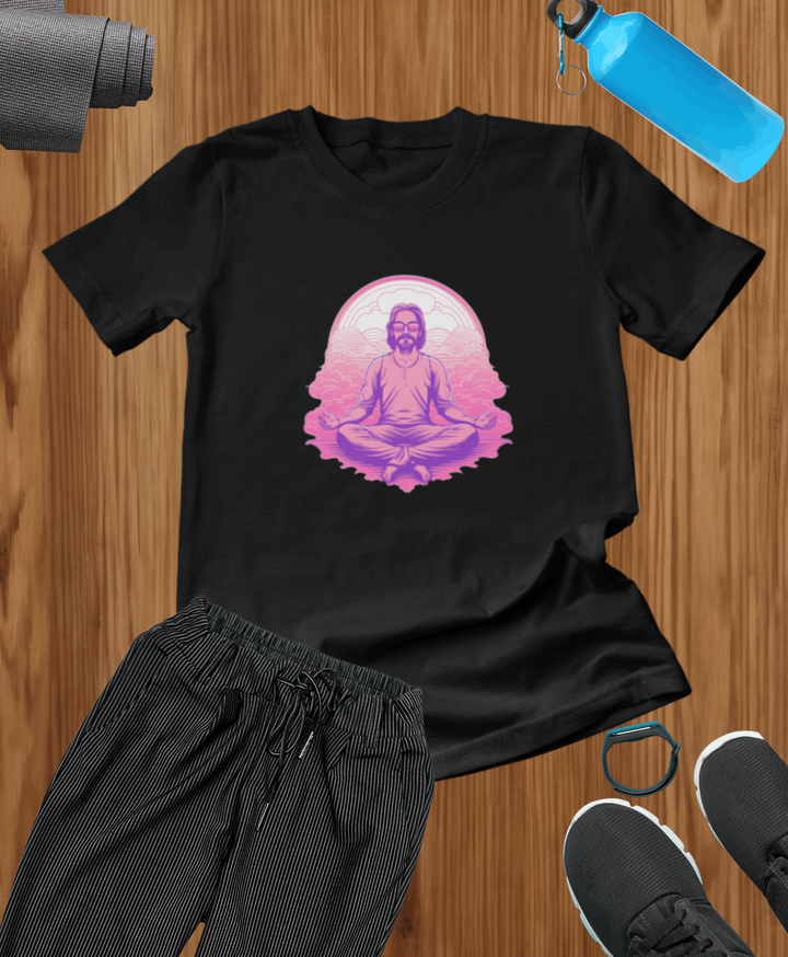 Yoga Themed Funky  T-shirt